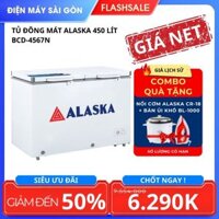 Tủ đông mát Alaska 450/282 lít BCD-4567N