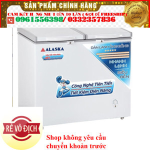 Tủ đông Alaska 2 ngăn 250 lít BCD3071