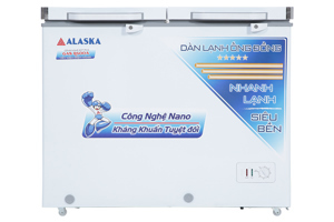 Tủ đông Alaska inverter 2 ngăn 282 lít BCD4568C