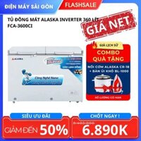 Tủ Đông Mát Alaska Inverter 210 Lít FCA-3600CI