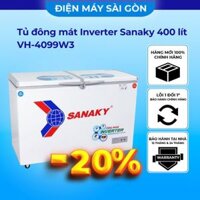 Tủ đông mát Inverter Sanaky 400/280 lít VH-4099W3