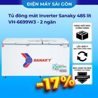 Tủ đông mát Inverter Sanaky 660/530 lít VH-6699W3