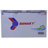 TỦ ĐÔNG MÁT SANAKY 220 LÍT VH-2899W2K ĐỒNG KÍNH CƯỜNG LỰC MÀU XÁM