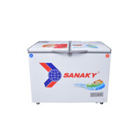 Tủ đông mát Sanaky 220 lít VH-2899W1 Làm lạnh trực tiếp, Dàn lạnh Đồng