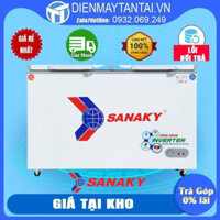 Tủ Đông Mát Sanaky 365 lít Inverter VH-5699W3 , dàn lạnh Đồng - giao hàng miễn phí HCM