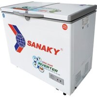 TỦ ĐÔNG MÁT SANAKY INVERTER 195 LÍT VH-2599W3 DÀN ĐỒNG