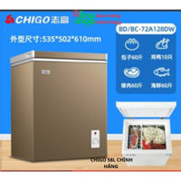 Tủ đông mini chigo 58l,tủ lạnh bảo quản thức ăn,mĩ phẩm nhiệt độ âm đến 25 độ c