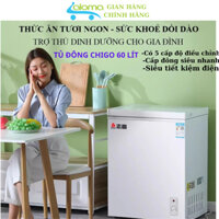 Tủ đông mini chính hãng chigo, Tủ lạnh đông trữ sữa ,thực phẩm, Siết kiệm điện bảo hành 12 tháng