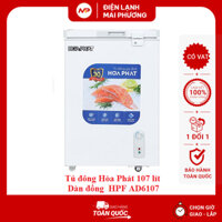 Tủ đông mini Hòa Phát 107L HCF 106S1Đ/ HPF AD6107 - Hàng chính hãng