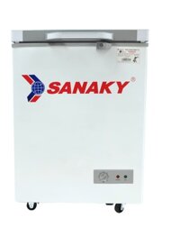 TỦ ĐÔNG MINI SANAKY 100 LÍT VH-1599HYKD ĐỒNG KÍNH CƯỜNG LỰC MÀU XANH NGỌC