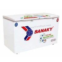 Tủ đông mini Sanaky VH-2599W3, Inverter 2 ngăn 195L