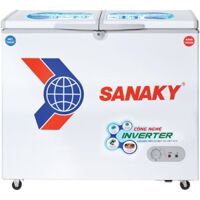 Tủ Đông Sanaky 1 ngăn đông 1 ngăn mát Inverter 208L VH-2599W3
