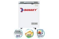 Tủ đông Sanaky 100 lít VH-1599HYK kính cường lực