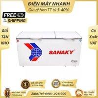 TỦ ĐÔNG SANAKY 2 NGĂN VH-6699W1 1 NGĂN ĐÔNG 1 NGĂN MÁT,2 CÁNH,485 LÍT.