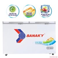 Tủ đông Sanaky 220 lít VH-2899W1 2 ngăn đông - mát - Hàng chính hãng