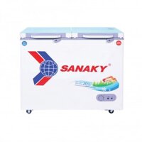 Tủ đông Sanaky 250 lít 2 cánh 2 ngăn VH-2599W2K