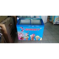 Tủ đông sanaky 300L, mặt kiếng ( Chỉ Giao HCM)