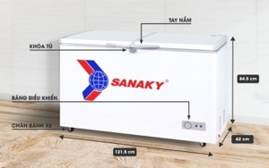 Tủ đông Sanaky 1 ngăn 360 lít VH365A2