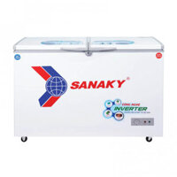 Tủ đông Sanaky 3699W3 260 lít, 2 ngăn inverter dàn đồng