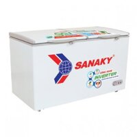 Tủ đông Sanaky Inverter VH2899W3 ( 230 lít, 1 ngăn đông, 1 ngăn mát, 2 cánh mở, dàn lạnh đồng )