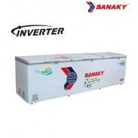 Tủ đông Sanaky Inverter VH-1399HY3 ( 1200 lít, 1 ngăn đông, 3 cánh mở, dàn lạnh đồng )