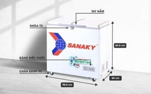 Tủ đông Sanaky inverter 1 ngăn 250 lít VH-2599A3