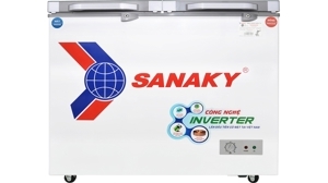 Tủ đông Sanaky inverter 2 ngăn 250 lít VH-2599W4K