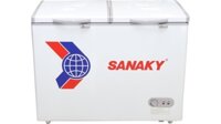 Tủ đông Sanaky VH-285W2 ( 220 Lít, 1 ngăn đông, 1 ngăn mát, 2 cánh mở, dàn lạnh nhôm )
