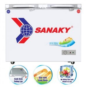 Tủ đông Sanaky 2 ngăn 280 lít VH-2899W2K