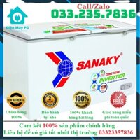 Tủ Đông Sanaky VH-3699A3 1 NGĂN ĐÔNG,2 CÁNH,270 LÍT- Mới Chính Hãng