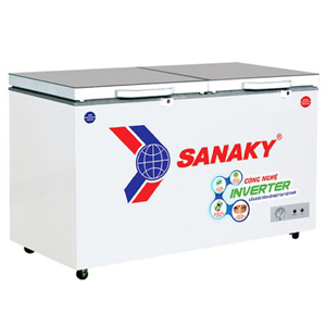 Tủ đông Sanaky inverter 2 ngăn 360 lít VH-3699W4K