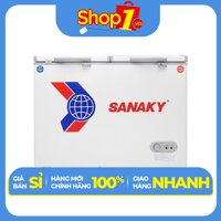 Tủ Đông Sanaky VH-405W2 2 Ngăn 2 Cánh Dàn Lạnh Nhôm 280L - Hàng Chính Hãng