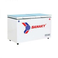 Tủ đông Sanaky VH-4099W2KD -280 lít  2 chế độ cánh kính cường lực xanh