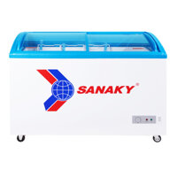 Tủ đông sanaky VH 482K 340 lít nắp kính /Nhôm