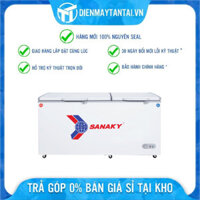 Tủ Đông Sanaky VH-668W2 2Ngăn 2 Cánh Dàn Lạnh Nhôm 560L - Hàng Chính Hãng