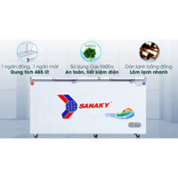 Tủ đông Sanaky VH-6699W1 2 cửa 2 buồng 485 lít