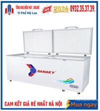 Tủ đông Sanaky VH-8699HY ( 760 lít, 1 ngăn đông, 2 cánh mở, dàn lạnh đồng )