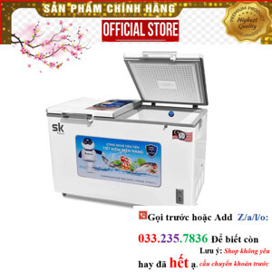 Tủ đông Sumikura inverter 2 ngăn 400 lít SKF-400DI