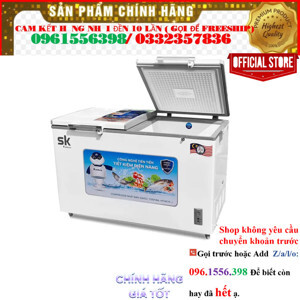 Tủ đông Sumikura inverter 2 ngăn 400 lít SKF-400DI