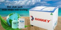 TỦ ĐÔNG TRƯNG BÀY KEM SANAKY 260 LÍT VH-3899K DÀN ĐỒNG