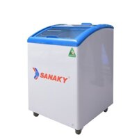 TỦ ĐÔNG TRƯNG BÀY KEM SANAKY 140 LÍT VH-182K MINI DÀN NHÔM