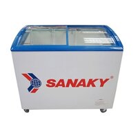 TỦ ĐÔNG TRƯNG BÀY KEM SANAKY 260 LÍT VH-382K DÀN NHÔM