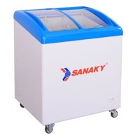 TỦ ĐÔNG TRƯNG BÀY KEM SANAKY 210 LÍT VH-282K DÀN NHÔM
