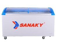 TỦ ĐÔNG TRƯNG BÀY KEM SANAKY 450 LÍT VH-682K DÀN NHÔM