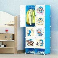 Tủ doremon 8ô + 2ô giày