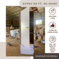 Tủ đứng 2 cánh đa năng, tủ decor 4 ngăn tiện lợi, phong cách hiện đại, chất liệu gỗ MDF bền đẹp (tủ cao 2 cánh)