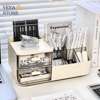 Tủ Đựng Đồ Đa Năng Để Bàn Cao Cấp,Hộp Đựng Đồ Mỹ Phẩm Mini Decor Bàn Học, Bàn Làm Việc Có Ngăn Kéo Tiện Lợi