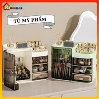 Tủ Đựng Đồ Đa Năng Để Bàn Cao Cấp - Hộp Đựng Đồ Mỹ Phẩm Decor Mini Bàn Học, Bàn Làm Việc Có Ngăn Kéo Xếp Chồng Tiện Lợi