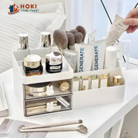 Tủ Đựng Đồ  Để Bàn Đa Năng Cao Cấp, Hộp Đựng Đồ Mỹ Phẩm Mini Decor Để Bàn Học, Bàn Làm Việc Có Ngăn Kéo Tiện Lợi
