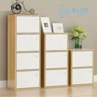 Tủ Đựng Đồ Gỗ MDF - Kệ Gỗ Có Ngăn Cửa Đóng Mở Thiết Kế Hiện Đại Tiện Ích